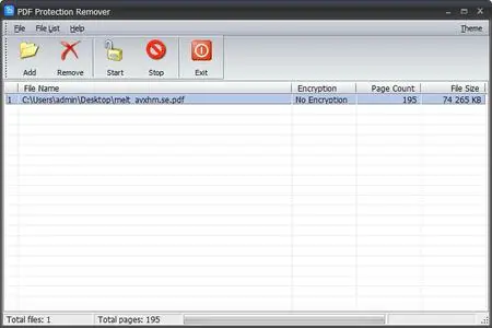 PDF Protection Remover 7.2 Portable