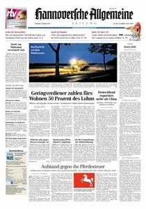 Hannoversche Allgemeine Zeitung - 14.08.2012