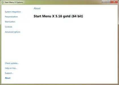 Start Menu X Pro 5.16