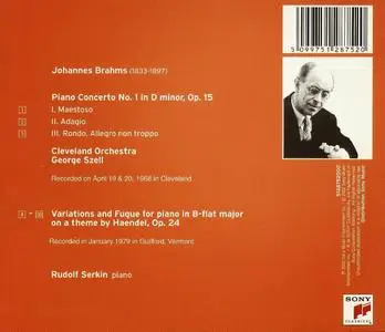 Rudolf Serkin - Brahms: Piano Concerto No. 1, Haendel Variations (2002)