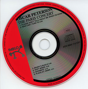 Oscar Peterson - The Paris Concert: Salle Pleyel, 1978 [2CD] (1995)