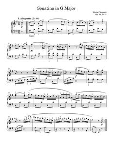 Sonatina in G major, Op.36 No. 2 III - Muzio Clementi (Piano Solo)