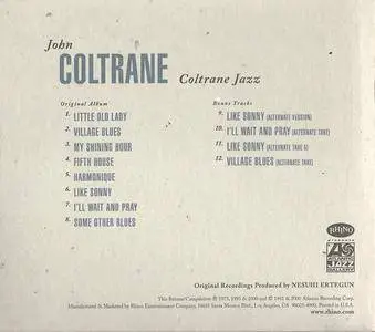John Coltrane - Coltrane Jazz (1961) {2000 Rhino}