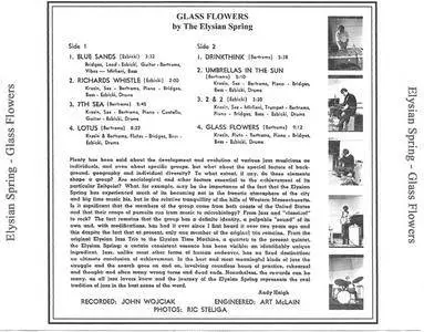 The Elysian Spring - Glass Flowers (1969) {2009 CD-R}