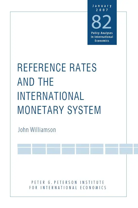 Reference Rates and the International Monetary System (Policy Analyses in International Economics)