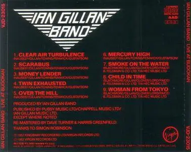 Ian Gillan Band - Live At Budokan (1982) {1989, Japan 1st Press}