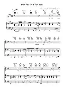 Bohemian like you - The Dandy Warhols (Piano-Vocal-Guitar (Piano Accompaniment))