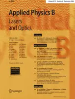 Applied Physics B: Lasers and Optics [1981-2010, PDF]