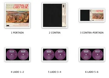 The Early Music Consort of London - Festival of Early Music (Box - 3 LP + Full 16 pages booklet / FLAC)