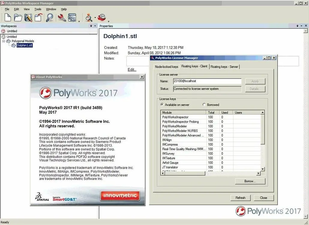 The of software contains. По Polyworks. INNOVMETRIC. Polyworks работа с. Polyworks 2017 Dongle.