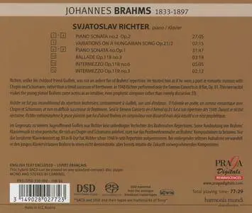 Sviatoslav Richter - Johannes Brahms: Piano Works (2013) [Official Digital Download 24-88]