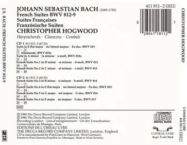 Christopher Hogwood - Johann Sebastian Bach: French Suites, BWV 812-819 (1986)