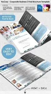 GraphicRiver Corporate 3 Fold Brochure Template