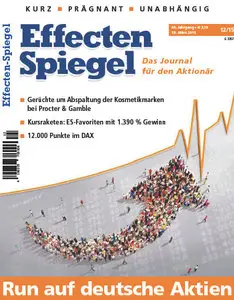 Effecten-Spiegel Das Journal für den Aktionär No 12 vom 19. März 2015