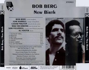 Bob Berg - New Birth (1978) {Xanadu}