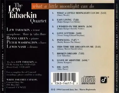 Lew Tabackin - What A Little Moonlight Can Do (1994) {Concord Jazz CCD-4617}