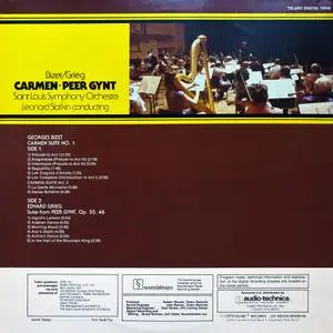Leonard Slatkin, Saint Louis Symphony Orchestra - Georges Bizet / Edvard Grieg: Carmen - Peer Gynt (1979) [Vinyl Rip 24/96]