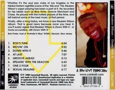Reuben Wilson - Down With It (1998) {Cannonball Records CBD27106}