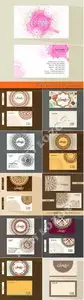 Business card art style vector