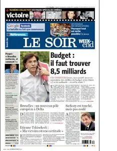 LE SOIR 01 02 OCTOBRE 2011