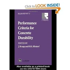 Performance Criteria for Concrete Durability