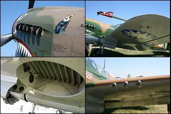 P-40 Warhawk Flying Tigers Walk Around