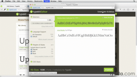 Up and Running with Typekit