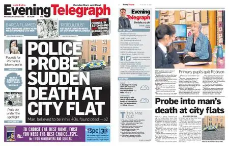 Evening Telegraph First Edition – November 17, 2021