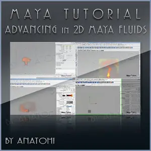 Maya tutorial - Advancing in 2d Maya Fluids