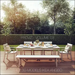 Proviz Volume 03 Models Ikea Angso Outdoor Furniture Series