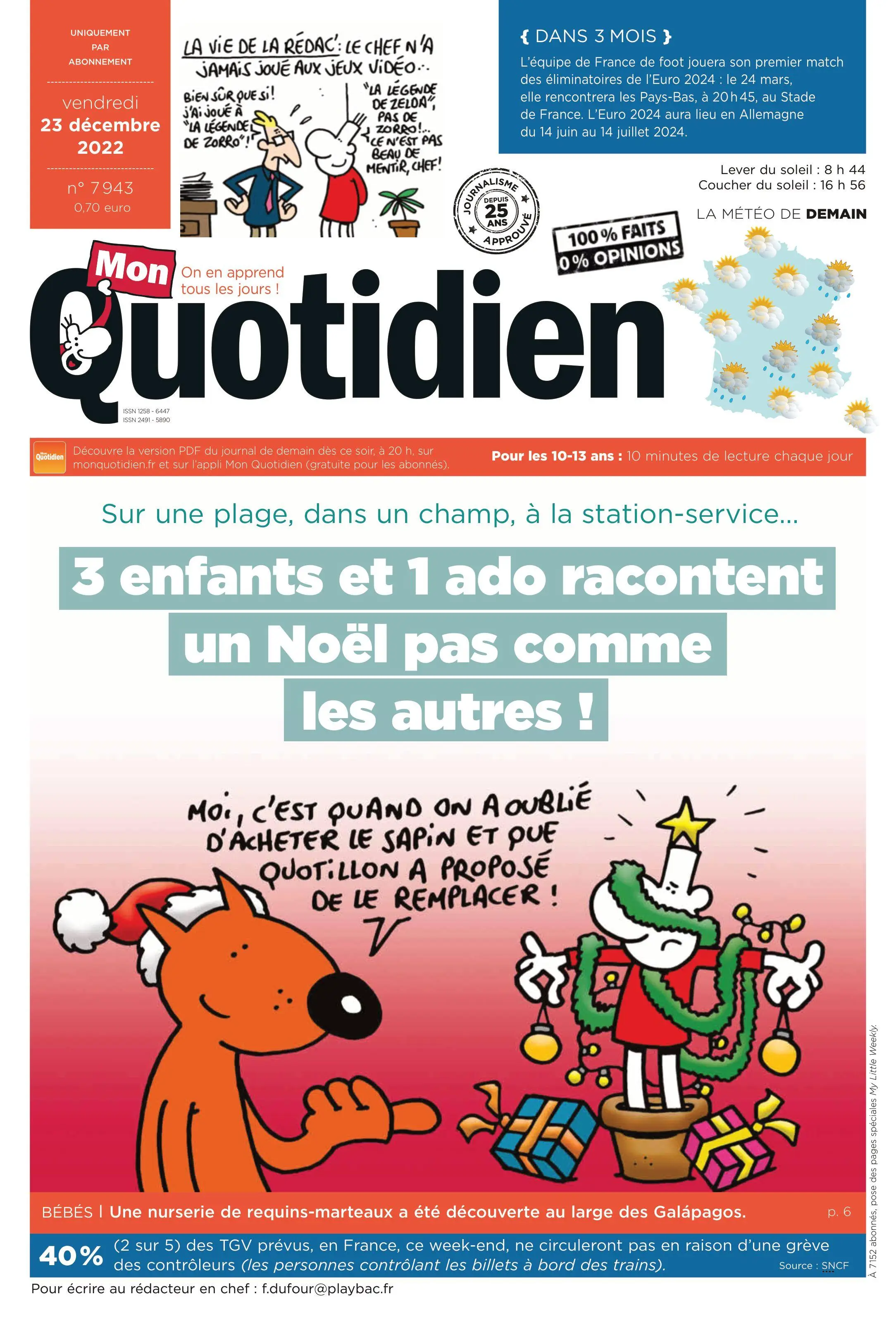 Mon Quotidien – 23 décembre 2022