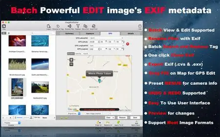 Image Exif Editor 4.5.3 Mac OS X