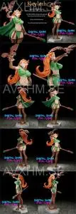 Digital Dark Pin-Ups - Keyleth Pack