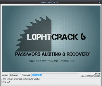 L0phtCrack Password Auditor Enterprise 6.0.17