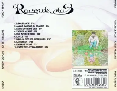 Raison De Plus - Ici Est Ailleurs (2001)