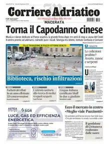 Corriere Adriatico Macerata - 19 Gennaio 2023