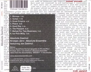 Joe Zawinul - Absolute Zawinul (2009) {Intuition INT 3456 2} [Enhanced CD]