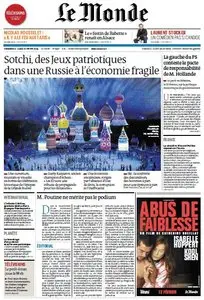Le Monde du Dimanche/Lundi, 09./10. Février 2014