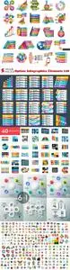 Vectors - Option Infographics Elements 128