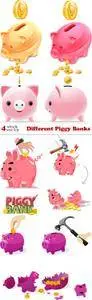 Vectors - Different Piggy Banks