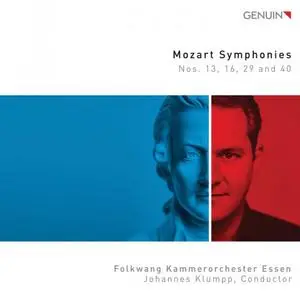 Folkwang Kammerorchester Essen & Johannes Klumpp - Mozart: Symphonies Nos. 13, 16, 29 & 40 (2019)