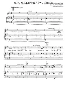 Who Will Save New Jersey? - Joe DiPietro, The Toxic Avenger Musical (Piano-Vocal-Guitar)