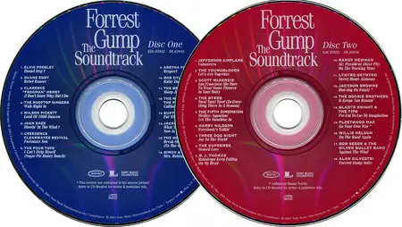 Forrest Gump - The Soundtrack: 34 American Classics On 2 CDs (1994) Special Collectors' Edition 2001