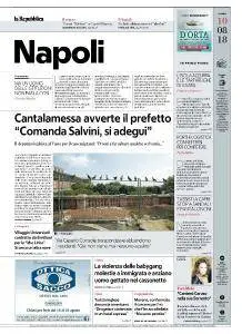 la Repubblica Napoli - 10 Agosto 2018