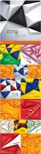 Triangles abstract vector background