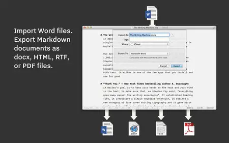 IA Writer v2.0 Mac OS X