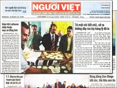 Báo Người Việt California - Nguoi Viet News in California August 23 2009