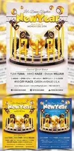 GraphicRiver New Year Flyer Template 3514854