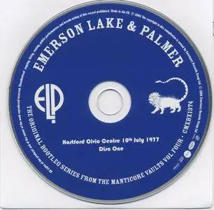 Emerson, Lake & Palmer - The Original Bootleg Series from The Manticore Vaults Vol. 4 Set 1 (2006) {2CD Castle Music rec 1977}