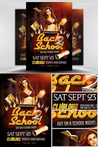Flyer PSD - Back 2 School